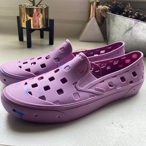 Vans x Chris Johanson Trek Slip-On Purple Blue Swirl Size 13 Men's New With Box